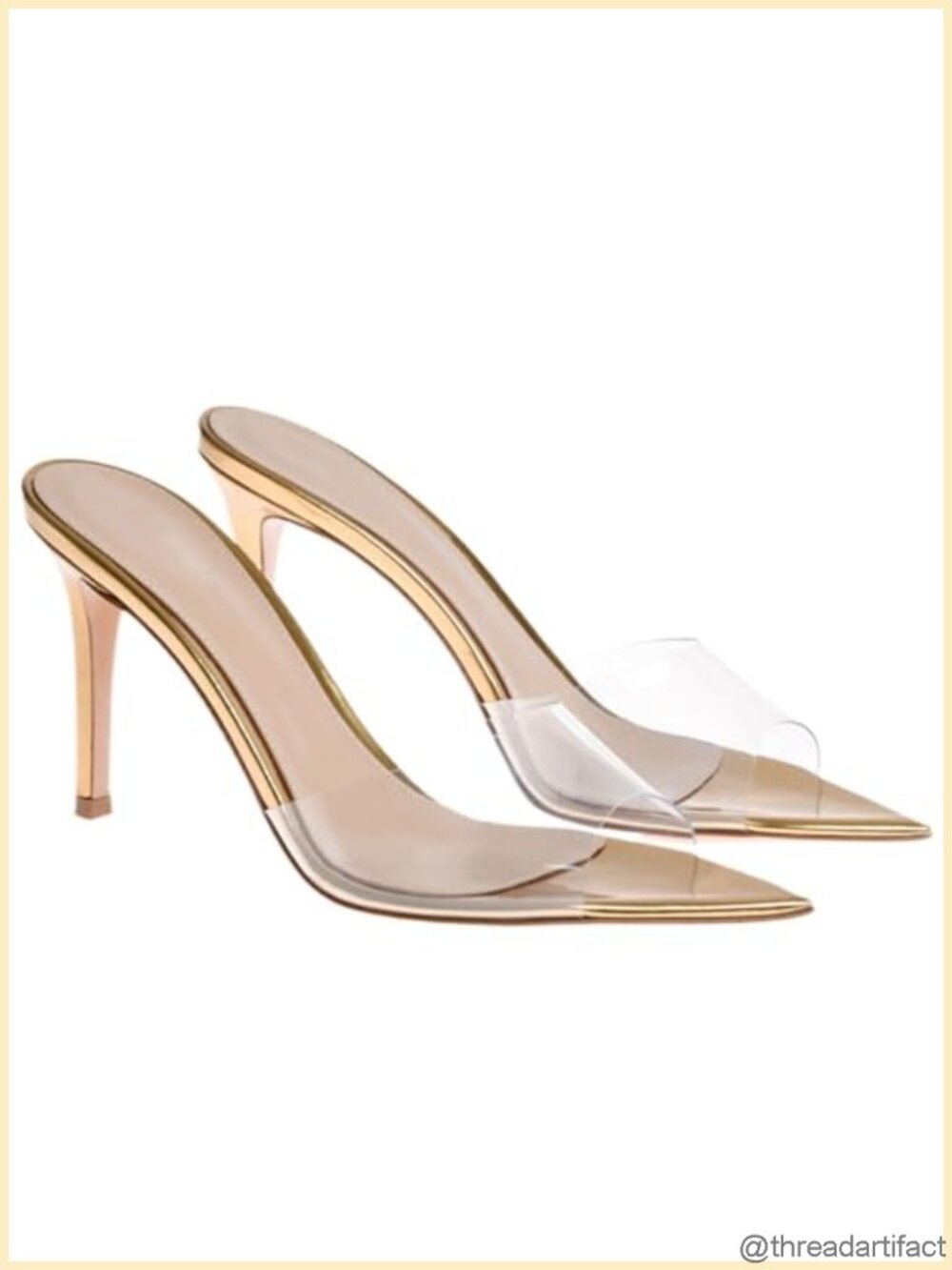 Womens Pointed Toe Slingback Stiletto Heel Sandals Slip On Dress Shoes